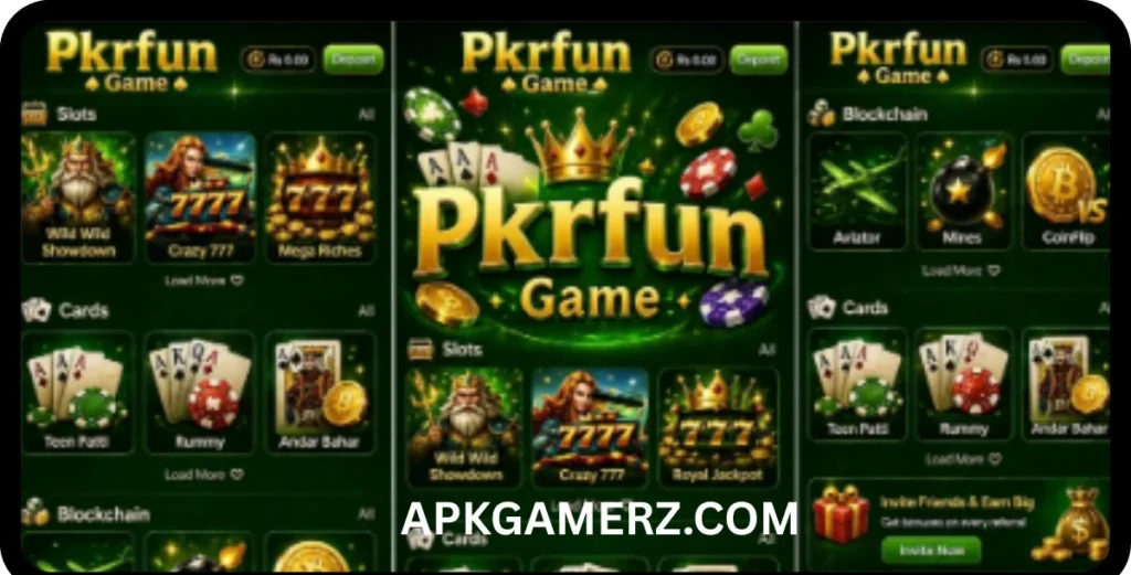 PKRFUN EARNING GAME