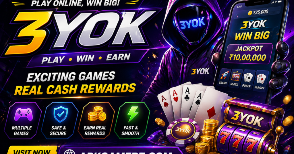 3yok Game is very earning platform.