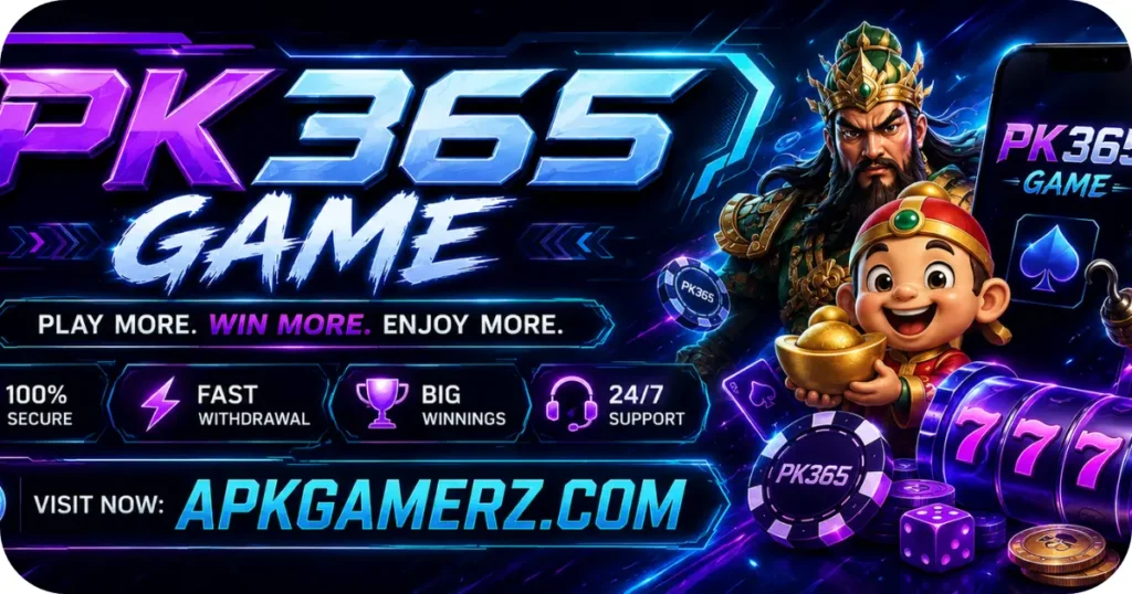 PK365 Game for Free Earning App.