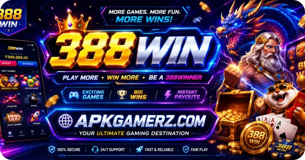 388 Win Game Download for Free Earning App.