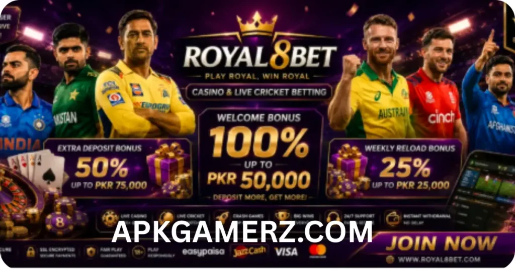 Royal 8bet Game is New Real Earning of Money.
