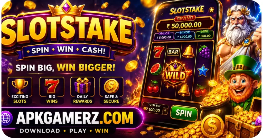 SLOTSTAKE for Free Earning App 