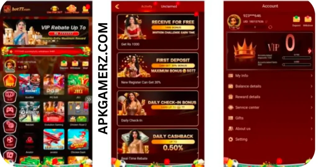 Hot77 Game New Real Earning APP 