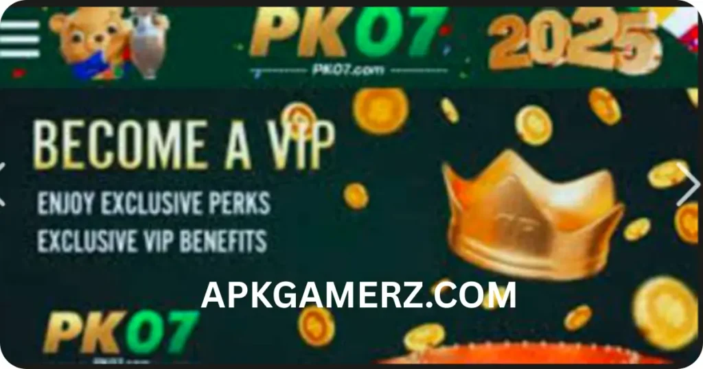 PK07 Game New real Earning App in Pakistan.