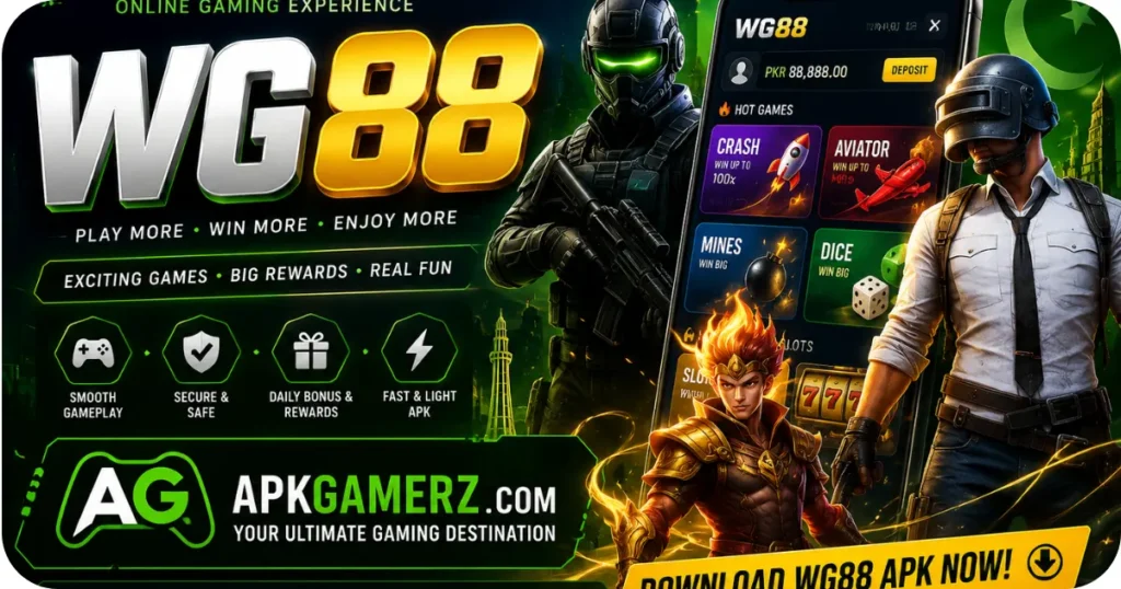WG88 Game for Free Earning In Pakistan 2026