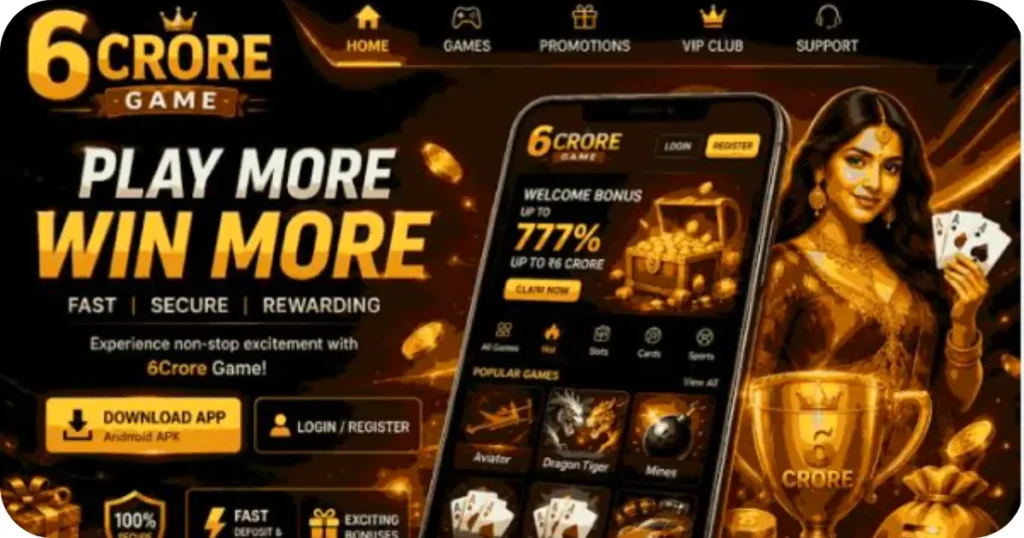 6Crore Game Download for Free Earning 