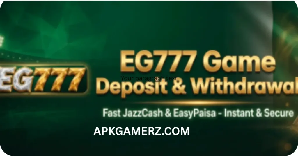 EG777 Game Download for Free Earning App.