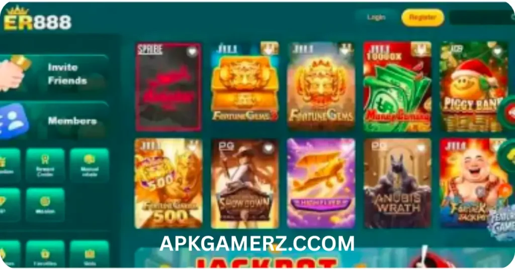 ER888 Game Download for Free Earning.