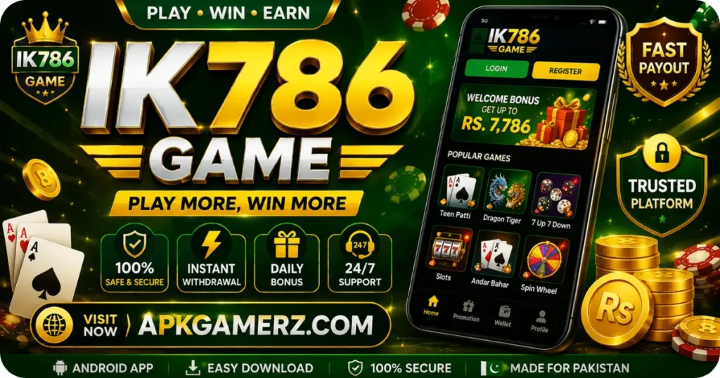 IK786 Game New Real Earning App.