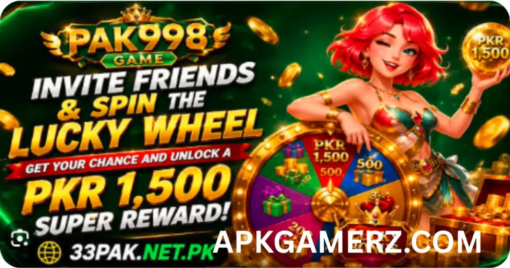 PAK998 Game Download and Bonus App.