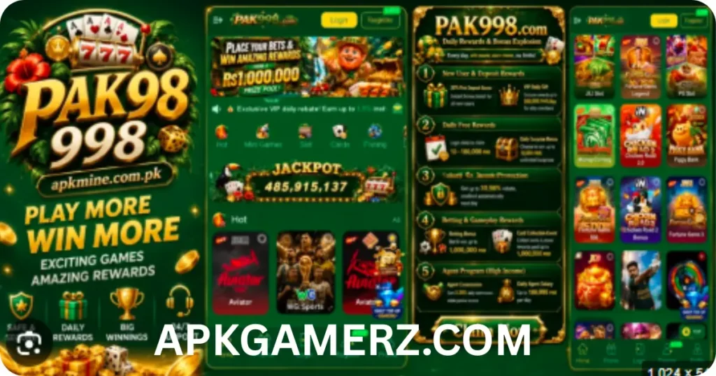 PAK998 Game Earning of Money
