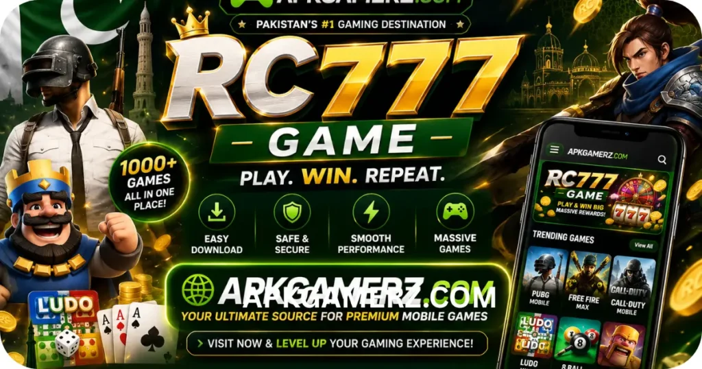 RC777 Game best Platform of Pakistani Players.