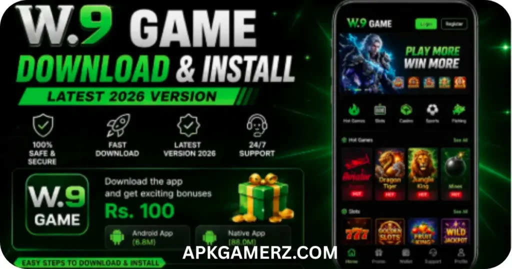 W9 Game Download for Free Earning App