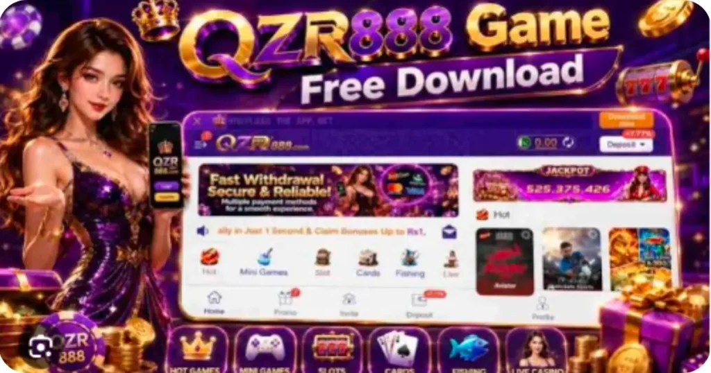 QZR888 Game for Free Earning App