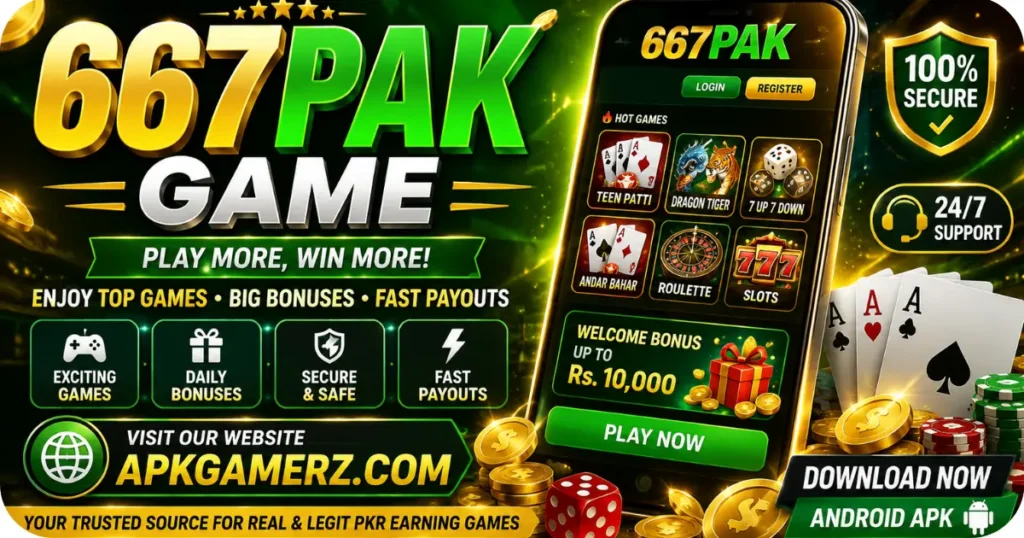 667PAK Game for Free Earning 