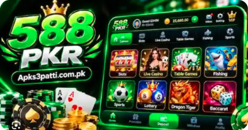 588PKR Game for Free Earning App