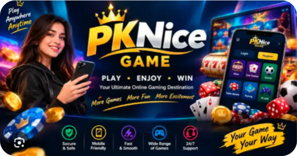 PKNICE Game for Free Earning App.