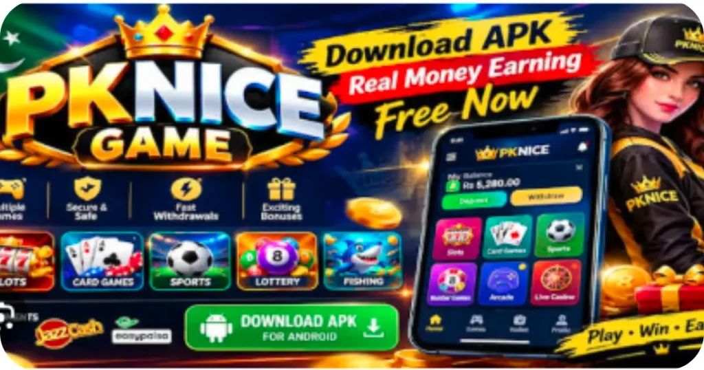 PKNICE Game for Free Bonus App.